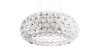 Buy Crystal Pendant Lamp 50cm  Transparent 53529 in the United Kingdom