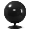 Buy Ballon Chair - Black Shell and White Interior - Faux Leather White 19540 in the United Kingdom