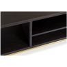 Buy Wooden TV Cabinet - Golden Legs - Zuri Chocolate 59231 home delivery