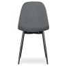 Buy Upholstered fabric dining chair - Fara Grey 59158 - in the UK