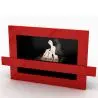 Buy Contemporary Floor-Standing Ethanol Fireplace Glossy red 18783 - prices