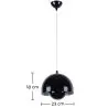 Buy Pot Lamp  Black 13288 - in the UK