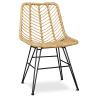 Buy Synthetic wicker dining chair - Valery Black 59254 at MyFaktory