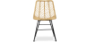 Buy Synthetic wicker dining chair - Valery Natural wood 59254 - in the UK