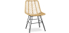 Buy Synthetic wicker dining chair - Valery Natural wood 59254 with a guarantee