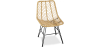 Buy Synthetic wicker dining chair - Valery Natural wood 59254 in the United Kingdom