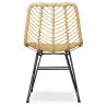 Buy Synthetic wicker dining chair - Valery Natural wood 59254 home delivery