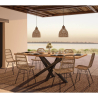 Buy Synthetic wicker dining chair - Magony Natural wood 59255 - prices