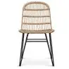 Buy Synthetic wicker dining chair - Magony Dark Brown 59255 in the United Kingdom