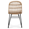 Buy Synthetic wicker dining chair - Magony Natural wood 59255 - in the UK