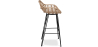 Buy Synthetic wicker bar stool - Magony Dark Wood 59256 in the United Kingdom