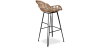 Buy Synthetic wicker bar stool - Magony Dark Wood 59256 home delivery