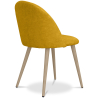 Buy Dining Chair - Upholstered in Fabric - Scandinavian Style - Bennett  Yellow 59261 - in the UK