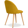 Buy Dining Chair - Upholstered in Fabric - Scandinavian Style - Bennett  Yellow 59261 home delivery