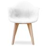 Buy Premium Design Dawood chair - Fabric White 59263 - in the UK