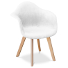 Buy Premium Design Dawood chair - Fabric White 59263 in the United Kingdom