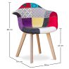 Buy Premium Design Dawood chair - Patchwork Jay Multicolour 59264 - in the UK