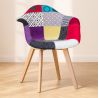 Buy Premium Design Dawood chair - Patchwork Jay Multicolour 59264 - prices