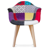 Buy Premium Design Dawood chair - Patchwork Jay Multicolour 59264 - in the UK