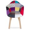 Buy Premium Design Dawood chair - Patchwork Jay Multicolour 59264 at MyFaktory