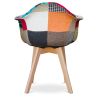 Buy Premium Design Dawood chair - Patchwork Jay Multicolour 59264 - in the UK