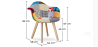 Buy Premium Design Amir chair - Patchwork Amy Multicolour 59265 in the United Kingdom