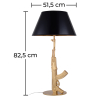 Buy Table Lamp Rifle Design - Trigger Gold 22732 at MyFaktory