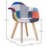 Buy Design Dawood chair - Patchwork Piti Multicolour 59266 - in the UK