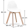 Buy Premium Design Brielle chair - Fabric White 59267 home delivery