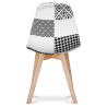 Buy Premium Design Brielle Chair White and black - Patchwork Max White / Black 59270 with a guarantee