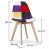 Buy Premium Design Brielle  chair - Patchwork Tess Multicolour 59268 home delivery