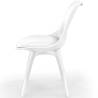 Buy Premium Brielle Scandinavian Design chair with cushion White 59277 with a guarantee