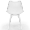 Buy Premium Brielle Scandinavian Design chair with cushion White 59277 - in the UK