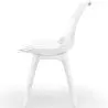 Buy Premium Brielle Scandinavian Design chair with cushion White 59277 in the United Kingdom