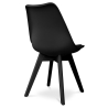 Buy Premium Brielle Scandinavian Design chair with cushion Black 59277 in the United Kingdom
