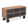 Buy Circus Industrial Sideboard / TV cabinet - Wood and metal Natural wood 59288 - prices