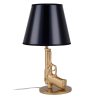 Buy Design Table Lamp Metal - Woody Gold 22731 - in the UK