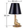 Buy Design Table Lamp Metal - Woody Gold 22731 with a guarantee