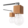 Buy Bell 5 bulbs ceiling lamp - Wood and metal Black 59296 in the United Kingdom