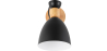 Buy Jors orson Scandinavian style wall lamp - Metal and wood Black 59294 at MyFaktory