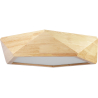 Buy Ceiling Led Lamp Scandinavian Design Wooden - Lery Natural wood 59307 - prices