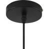 Buy Edda Scandinavian pendant lamp - Wood and metal Black 59308 in the United Kingdom