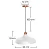 Buy Enar hanging lamp - Metal Grey 59310 home delivery