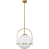 Buy Anette pendant lamp - Metal and crystal Gold 59329 - in the UK
