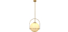 Buy Anette pendant lamp - Metal and crystal Gold 59329 at MyFaktory