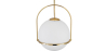Buy Anette pendant lamp - Metal and crystal Gold 59329 in the United Kingdom
