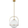 Buy Anette pendant lamp - Metal and crystal Gold 59329 - in the UK