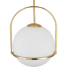 Buy Anette pendant lamp - Metal and crystal Gold 59329 at MyFaktory