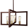 Buy Robson 4 bulbs pendant lamp - Metal Gold 59330 with a guarantee