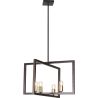 Buy Robson 4 bulbs pendant lamp - Metal Gold 59330 - prices